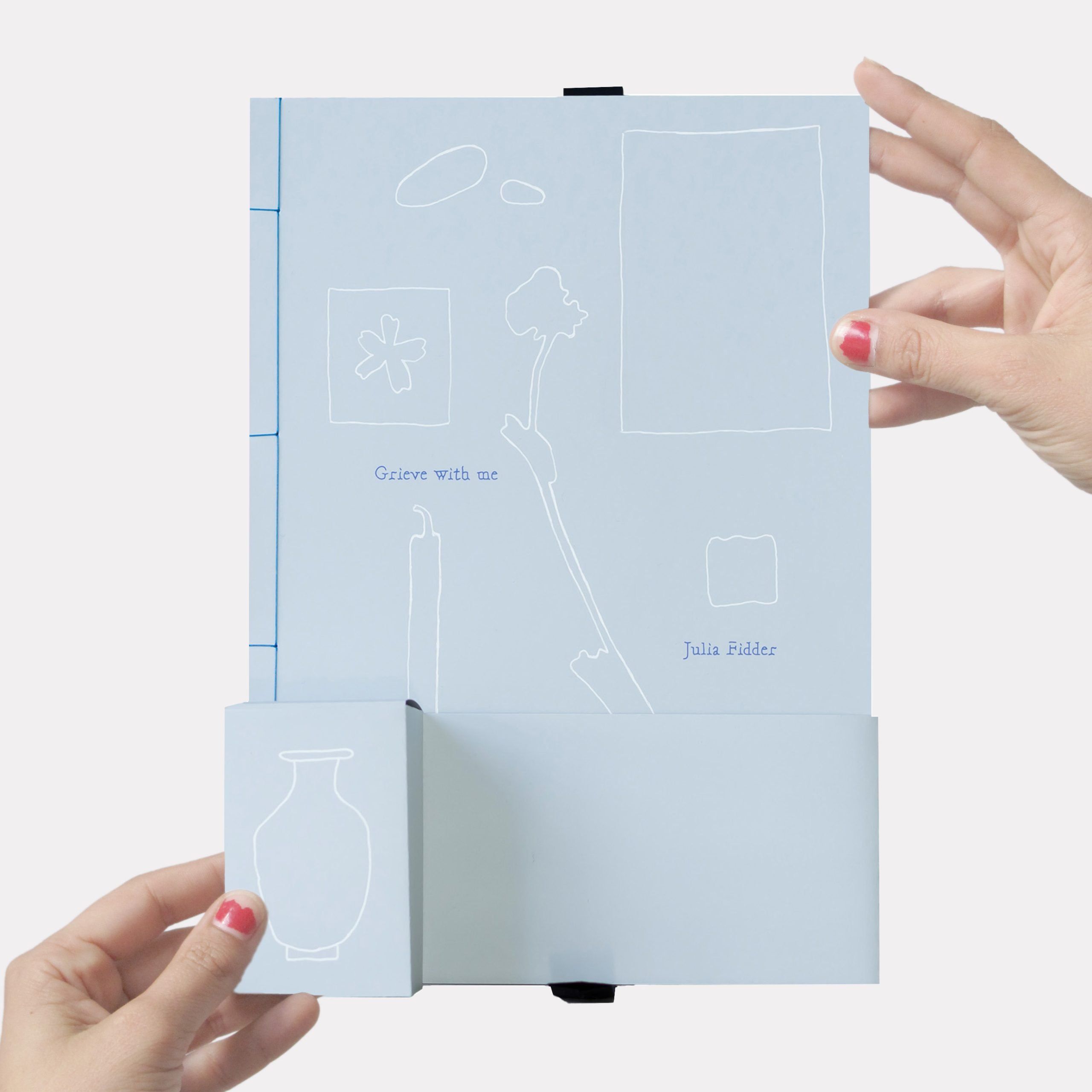 artist book grieve with me by Julia Fidder